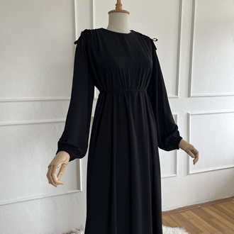 Miray elbise/Ferace SİYAH