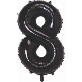 FOLYO RAKAM BALON SİYAH 8