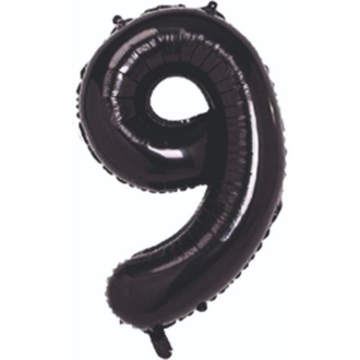 FOLYO RAKAM BALON SİYAH 9