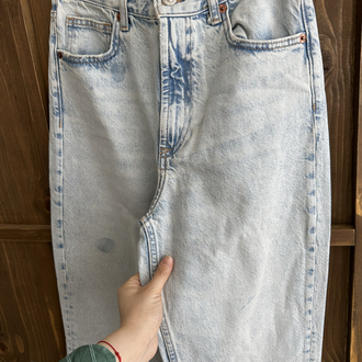 Wood straight jean buz mavi 