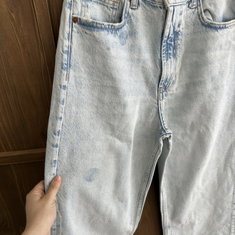 Wood straight jean buz mavi 