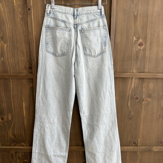Wood straight jean buz mavi 