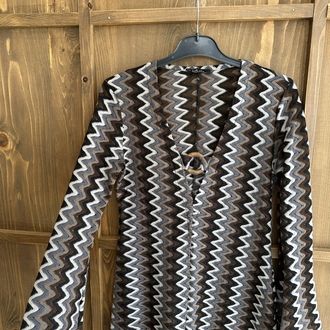 Tokalı yırtmaçlı plaj elbisesi siyah 