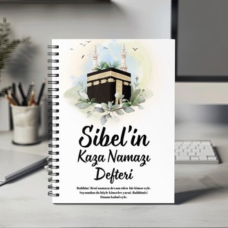 Kaza Namazı Defteri - Beyaz Kabe Model