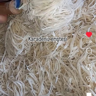 kesme Trabzon makarnası