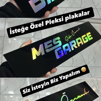 PLEKSİ DEKOR PLAKA