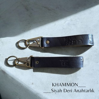 KHAMMON 1.SINIF VAKETA DERİ ANAHTARLIK