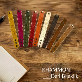 KHAMMON 1.SINIF VAKETA DERİ BİLEKLİK