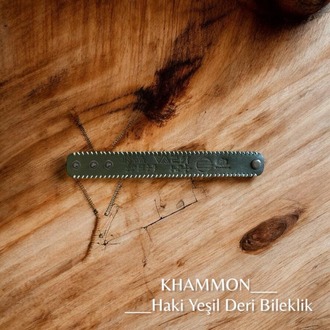 KHAMMON 1.SINIF VAKETA DERİ BİLEKLİK