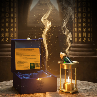 KHAMMON KAFLANG & AZZURA SETTA — Kadim Pirinç Buhurdanlık ve Esansı (25 ml)