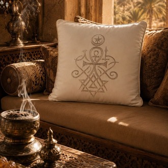 KHAMMON | Özel Tılsımlı Kırlent %100 Premium Pamuk