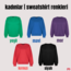 Özel Tasarımlı Evcil Hayvan Nakışlı Sweatshirt(kadınlar)