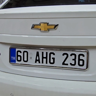 Krom plakalık Çift (2 adet)