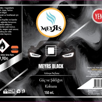 MEYRS 4’lü Parfümlü Kolonya Seti 150 ml – Aqua / Passion / Love / Black – Kalıcı Koku