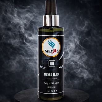 MEYRS 150 ml Parfümlü Kolonya – BLACK – Uzun Kalıcılık – Renkli Şişe