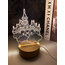 3D LED GECE LAMBASI
