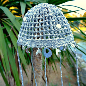Mermaid Örgü Mesh Şapka