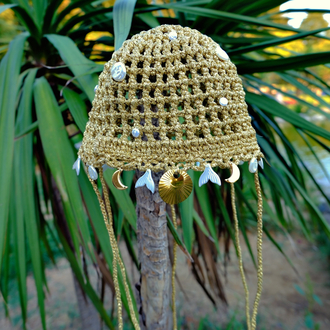 Mermaid Örgü Mesh Şapka