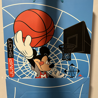 Basketçi Mickey Hediye Poşeti