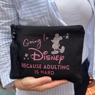 Going to Disney Because Adulting is Hard Clutch