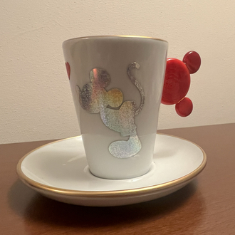 Mickey Minnie Love Türk Kahvesi Fincanı