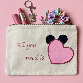 All You Need is Love Mickey Organizer Çanta