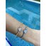 Zirkon taşlı silver kalp Pandora charm bileklik