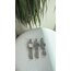 Beyaz kadran silver çelik unisex saat 
