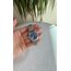 Lacivert kadran silver çelik unisex saat 