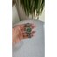 Yeşil kadran silver çelik unisex saat