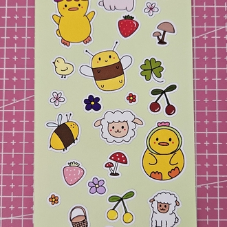 Bahar sticker sayfası 