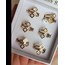 VAN CLEEF BEYAZ SEDEFLİ ÇELIK YÜZÜK
