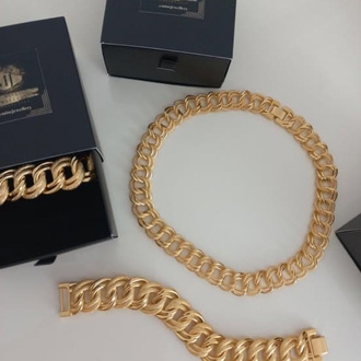 SAMANYOLU GERDANLIK SET İNCE MODEL