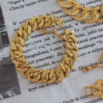 22 K Altın kaplama Gurmet bileklik
