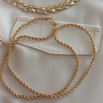 14 K XUPİNG MARKA 60 CM KOLYE