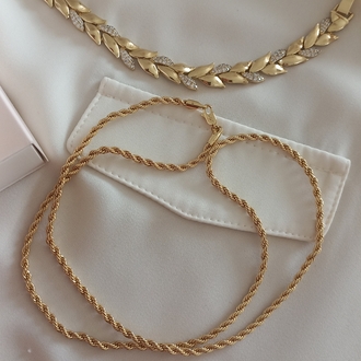 14 K XUPİNG MARKA 60 CM KOLYE