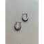 Çelik oval küpe
