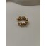 Düğme gold detaylı earcuff
