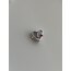 Kalp renkli pati charm