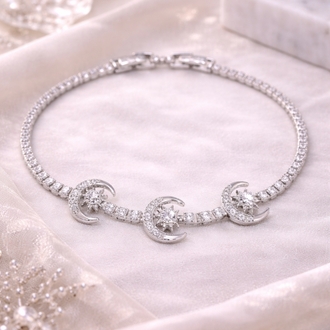 Moonlight Sparkle Silver Bileklik