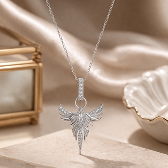 Silver Çelik Kolye 45 cm