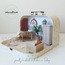 Minidom Travel Dollhouse Nursery Room Mocha, Çantalı Taşınabilir Bebek Evi Bebek Odası