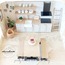 Minidom Travel Dollhouse Kitchen, Çantalı Taşınabilir Bebek Evi, Mutfak Konsept