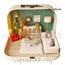Minidom Travel Dollhouse New Year Consept, Çantalı Taşınabilir Bebek Evi Yeni Yıl Salon Konsepti