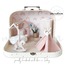 Minidom Travel Dollhouse Girls Room 2, Çantalı Taşınabilir Bebek Evi, Kız Çocuk Odası 2