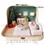 Minidom Travel Dollhouse New Year Consept, Çantalı Taşınabilir Bebek Evi Yeni Yıl Salon Konsepti