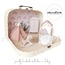 Minidom Travel Dollhouse Girls Room 2, Çantalı Taşınabilir Bebek Evi, Kız Çocuk Odası 2