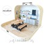 Minidom Travel Dollhouse Kitchen, Çantalı Taşınabilir Bebek Evi, Mutfak Konsept