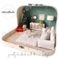 Minidom Travel Dollhouse New Year Consept, Çantalı Taşınabilir Bebek Evi Yeni Yıl Salon Konsepti