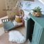 Minidom Travel Dollhouse Kids Room, Çantalı Taşınabilir Bebek Evi Çocuk Odası (Pembe)
